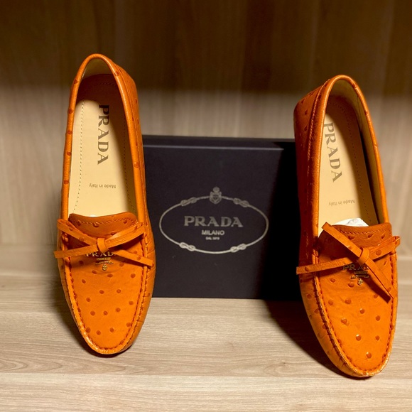 Brand New Prada Leather Shoes (Loafers) - Picture 1 of 7